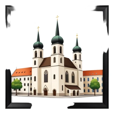 St. elisabeth church in bratislava sticker