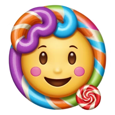 single charactarized personified candy sweet treat sticker