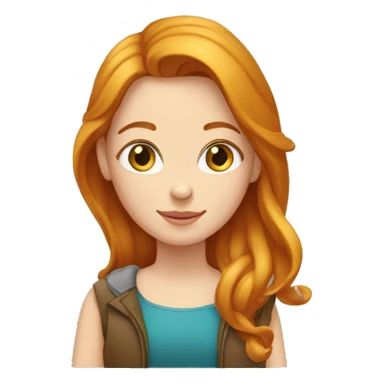 une fille rousse, une blonde et une brune sticker