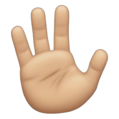 6 fingered hand sticker