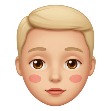 make A image fo blushin deeply sticker