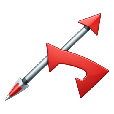 red arrow sticker