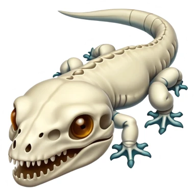 skull faced salamander sticker