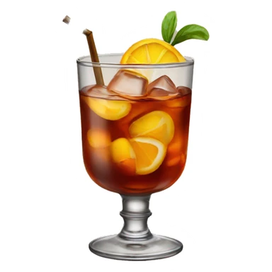 old fashioned drink sticker