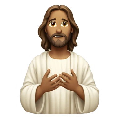 jesus christ pray sticker