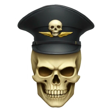 death captain insignia sticker