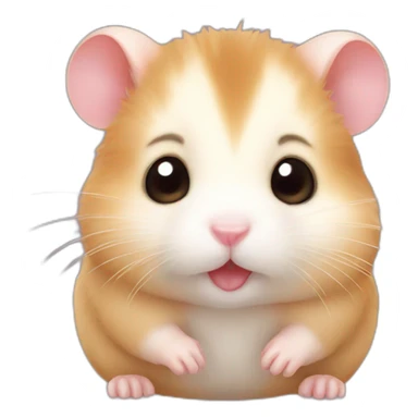 baby hamster sticker