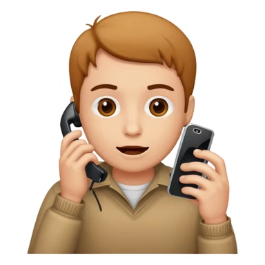 Me eating a phone sticker