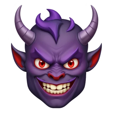 purple devil sticker