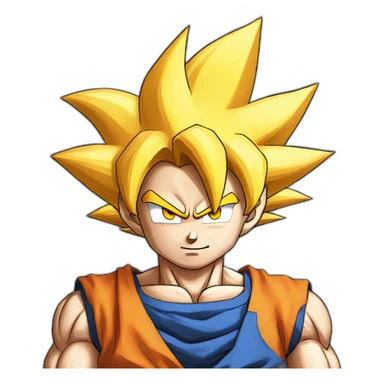 goku super sayajin blue sticker