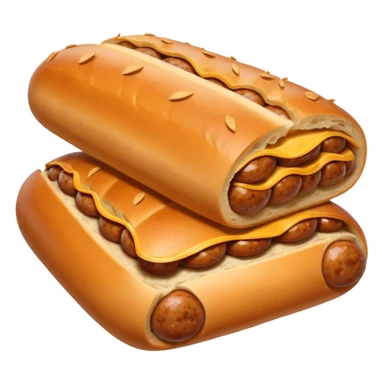 empty sausage bread sticker