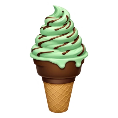 mint chocolate chip sticker