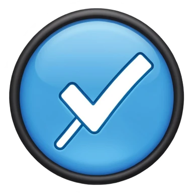 Want a blue verification tick sticker