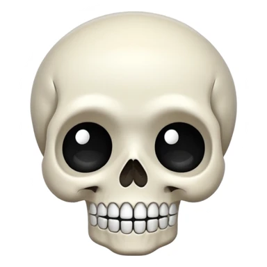 
Cute kawaii skull  cartoon -style/cute and transparent for a sticker 
 
 sticker