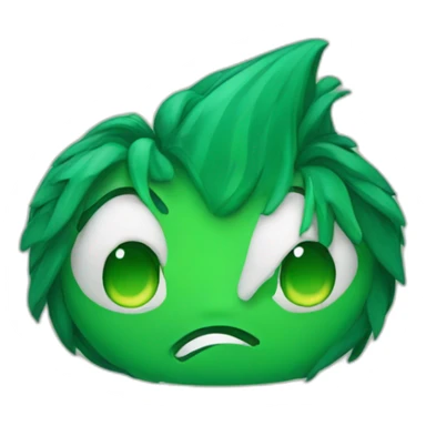 green with envy sticker