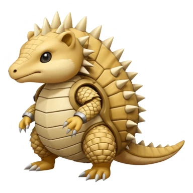 Sandshrew-Fakémon-hybrid-creature (full body)  sticker