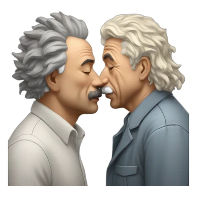 Joe Rogan kissing Albert Einstein sticker