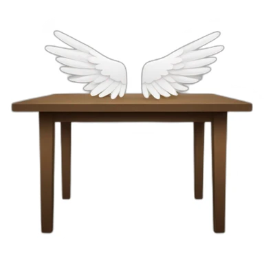 Merde avec des ailes et une table sticker