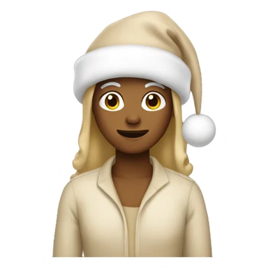 Beige Christmas  sticker