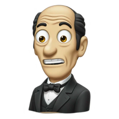 Abe from simpsons shouts at JIRA sticker