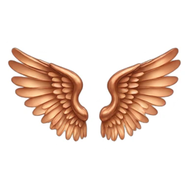 copper-ANGEL-wing sticker
