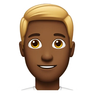 brown gay man sticker