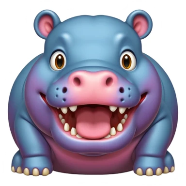 hungry hippo sticker