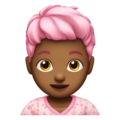 pajama baby with a high fade sticker