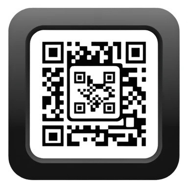 Qr code sticker