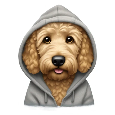 Goldendoodle hoodie sticker