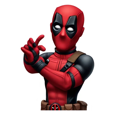 Handhearts Deadpool sticker