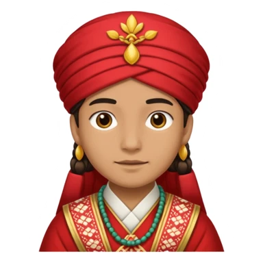 Person in Traditional Clothing sticker