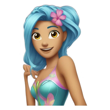 Bloom from the winx sticker