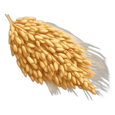 An oat grain sticker