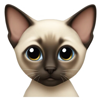 siamese kitten sticker