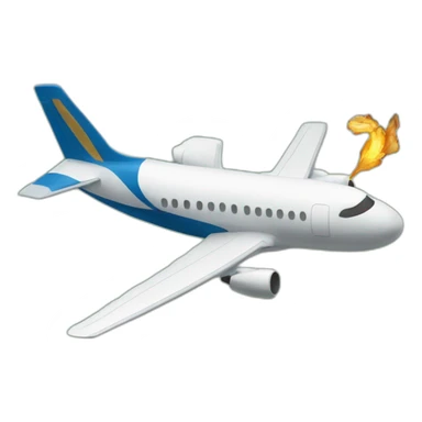 Avion qui se crash dans une tour sticker