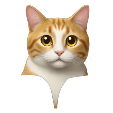 cat watching movie sticker