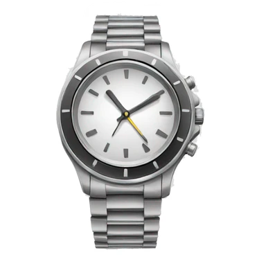 broken silver wristwatch sticker
