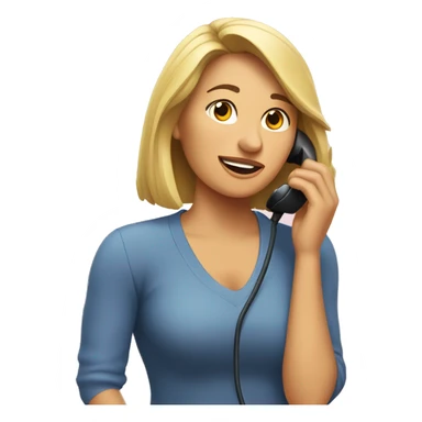 mujer viendo el teléfono  sticker