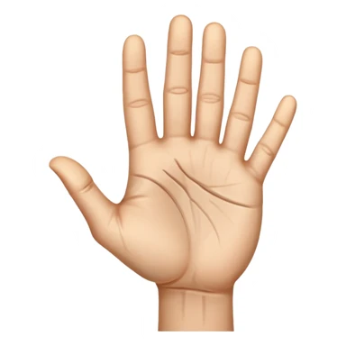 a hand saing no to something,  sticker