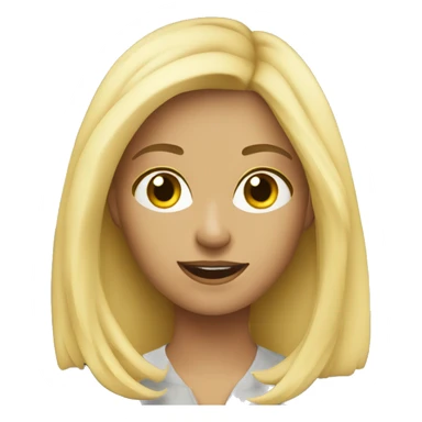 blonde girl in car interior sticker