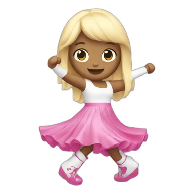 abba dancing with hello kitty sticker