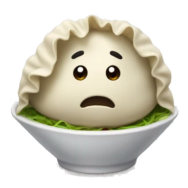 Trauma dumpling  sticker