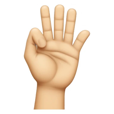 Crossed fingers inquisitive hands sticker