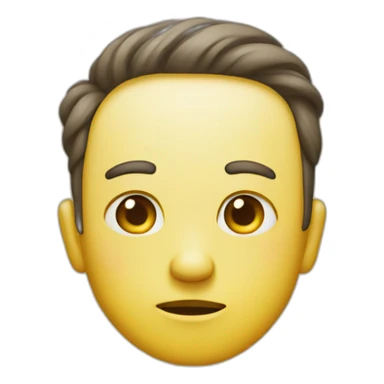 standard yellow emoji with side eye sticker