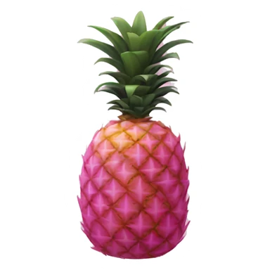 Pink pineapple  sticker