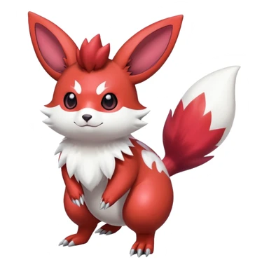 Shiny Furret-Flareon-Minccino-Zangoose-Hybrid (Full body) sticker