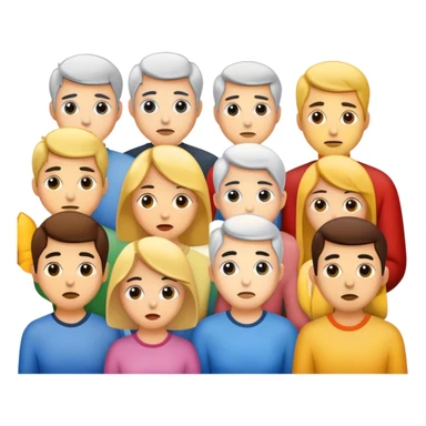 attentive spectators
 sticker