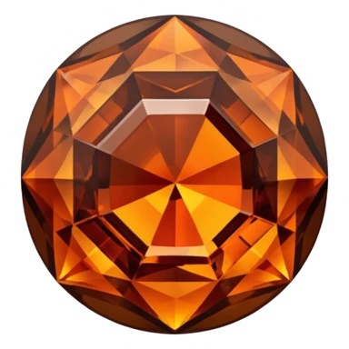 chatoyant gemstone crystal dark brown and dark orange 3d png background layers  sticker