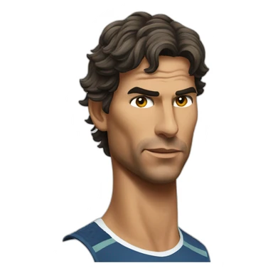 Rafa Nadal calvo sticker